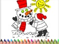 Hra Späť do školy: zimné sfarbenie  online
