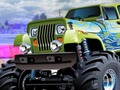 Hra Monster Truck Beach Surfovanie  online