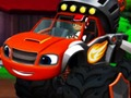 Hra Monster Trucks skryté kolesá  online
