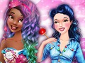 Hra Sladká párty s princeznými  online