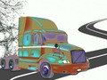Hra Farbenie nákladných vozidiel Volvo  online