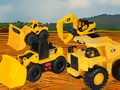 Hra Stavebné vozidlá Hračky Puzzle  online