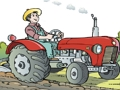 Hra Cartoon traktor puzzle  online