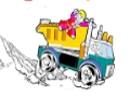 Hra Lego Trucks Farbenie  online