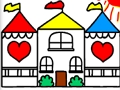 Hra Späť do školy Omaľovánka DOLLHOUSE  online