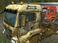 Hra Kamióny v skladačke Mud  online
