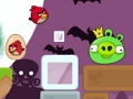 Hra Nahnevané červené vtáky Halloween online
