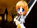 Hra Anime skladačka Halloween  online