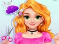 Hra Blonďatá princezná # DIY kráľovské šaty  online