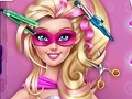 Hra Skutočné účesy Super Barbara  online
