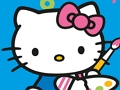 Hra Vyfarbite podľa čísla s Hello Kitty  online