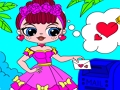 Hra Popsy prekvapenie Valentines Day sfarbenie online