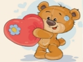 Hra Zbierka puzzle Teddy Bear  online