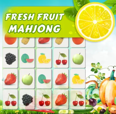 Hra Čerstvé ovocie Mahjong  online