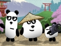 Hra 3 pandy v Japonsku HTML5  online