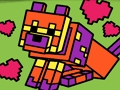 Hra Jednoduché detské sfarbenie Mineblox  online