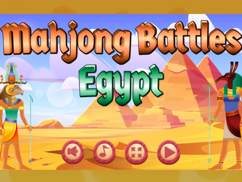 Hra Mahjongské bitky v Egypte  online