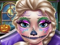 Hra Strašidelný halloweensky makeup Elsa  online