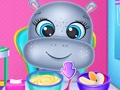 Hra Starostlivosť o zuby Baby Hippo  online