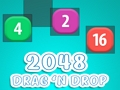 Hra 2048 drag 'and drop  online