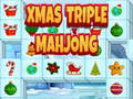 Hra Vianočný trojitý Mahjong  online