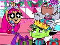 Hra Vianočné hviezdy Teen Titans  online