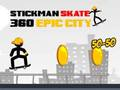 Hra Stickman Skate 360 Epic City online