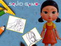 Hra Omaľovánka hry Squid  online