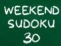 Hra Víkendové sudoku 30  online