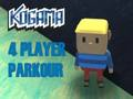 Hra Parkour pre 4 hráčov Kogama  online