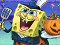 Hra SpongeBob Halloween Puzzle  online