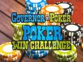 Hra Guvernér pokerovej pokerovej výzvy online