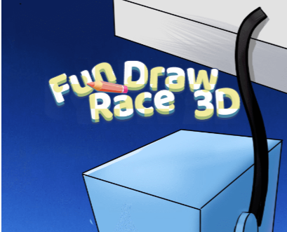 Hra Zábavné kresliace preteky 3D  online