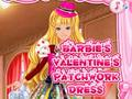Hra Patchworkové šaty pre Barbie na Valentína  online