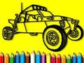 Hra Späť do školy: Omaľovánky rally automobilov  online