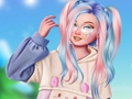 Hra Môj zimný Kawaii Look  online