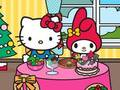Hra Vianočná večera Hello Kitty a priateľov  online