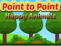 Hra Point To Point Šťastné zvieratá  online