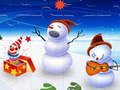 Hra Puzzle Snehuliak 2020  online