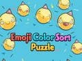 Hra Puzzle na triedenie farieb Emoji  online