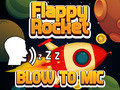 Hra Flappy raketa s fúkaním  online