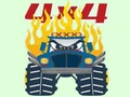 Hra Omaľovánky Monster Trucks  online