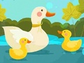 Hra Matka kačica a káčatká Jigsaw  online