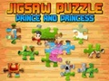 Hra Puzzle princ a princezná  online