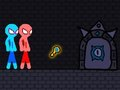 Hra Červené a modré lano Stickman  online