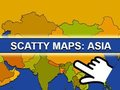 Hra Scatty Maps: Ázia  online
