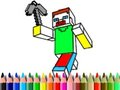 Hra Späť do školy: Farbenie Minecraftu  online