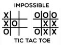 Hra Nemožné tic tac toe  online