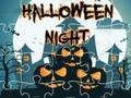 Hra Halloweenska nočná skladačka  online