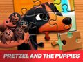 Hra Puzzle praclík a šteniatka  online